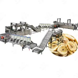 Prix usine Ligne De Production Industrielle Usine de Copeaux De Banane Yuca Plantain Yam Faisant La Machine