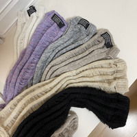 Tiktok y2k vêtements Lolita jambières femmes hiver genou gothique tricot longues chaussettes Leggings guêtres été genou bottes manchette chaussette