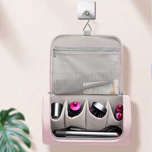 Support mural multifonctionnel en PU pour sèche-cheveux et accessoires, idéal pour les brosses à cheveux bouclés - Product Image 3