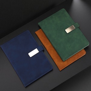 Carnet en cuir XZ-3688, papier 80g, journal professionnel portable pour usage au bureau - Product Image 3