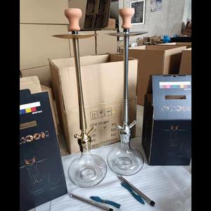 Arab 90Cm Tall Hookah Setup Aluminum Alloy Metal Height Adjustable Beach Camping Stylish Luxury Nightlife Rooftop Camping Shisha - Product Image 4