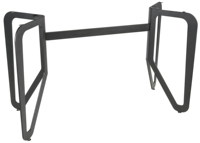 Café tulipe moderne café blanc quatre étoiles cadre en fer pieds de table base pour table à manger en marbre