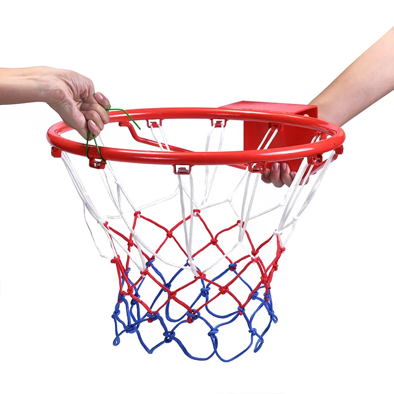Hot Selling 16mm Solid Iron Hanging Basketball Hoop With Net