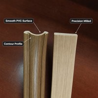 Plinthe en MDF pour la transition mur-sol, décoration intérieure, rénovation de la maison, coupe facile, installation, taille personnalisée/OEM