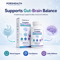Capsule Probiotique Équilibre d'Humeur GABA Extrait de Safran Prébiotiques Soutien Digestif Santé Cérébrale Soutien Immunitaire Soutien du Sommeil OEM Privé