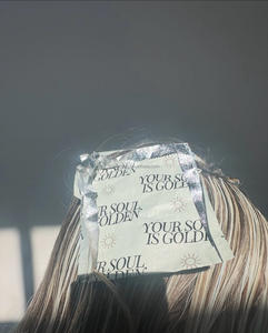 Láminas de Aluminio Precortadas para Mechas de Cabello, 127x279 = 5" X 11", Impresión Personalizada, Bajo MOQ, Accesorios para el Cabello de Salón, 500 Unidades - Product Image 6