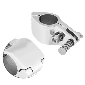 Eda 316 Stainless Steel Slip Sleeve <b>Quick</b> Pin Marine Pipe <b>Clamp</b> Yacht Bimini Rigging Hardware - Product Image 1