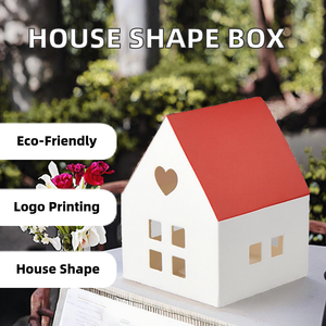 Wholesale Rectangle Transparent Paperboard <b>Cake</b> <b>Box</b> Handle for <b>Wedding</b> Cup <b>Cake</b> Packaging Recycled Materials Custom Logo Free - Product Image 2