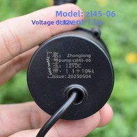 Pompe de circulation d'eau intelligente pour réservoir de toilettes, grand débit, 12V, hauteur de refoulement 3m, 600l/h, modèle ZL45-06, en plastiques techniques