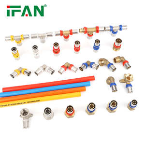 IFAN Vente chaude Raccord <span class=keywords><strong>multicouche</strong></span> Tubo Multicapa U <span class=keywords><strong>TH</strong></span> PN25 Raccord de tuyauterie <span class=keywords><strong>multicouche</strong></span> Raccord PEX Raccord à sertir en laiton - Product Image 3