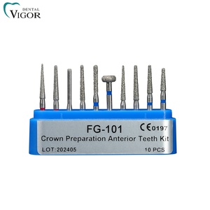 ชุดดอกสว่านขัดวัสดุทางทันตกรรม ชุดดอกเพชร FG สำหรับเครื่องกรอความเร็วสูง - Product Image 3