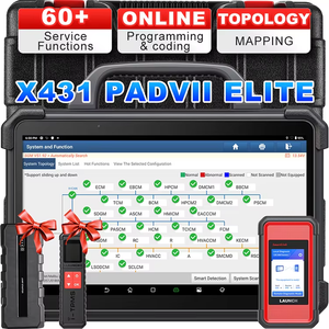 เปิดตัวแผ่น X431 7 VII PAD7 padvii เครื่องมือวินิจฉัยรถยนต์ J2534 SmartLink สแกนเนอร์ยานยนต์วิเคราะห์การเขียนโปรแกรมออนไลน์อัตโนมัติ OBD - Product Image 4