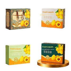 Custom High-End 4-5lb Tangqi White Loquat Gift <b>Box</b> for Premium Fruit Packaging - Product Image 4