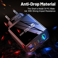 Chargeur mural 58W USB-C PD3.0 & QC3.0 5V/3A OTP Ignifuge Multi-ports Adaptateur mural universel pour écouteurs