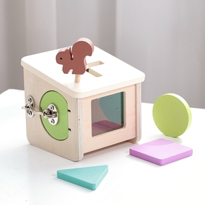 <span class=keywords><strong>Cabane</strong></span> débloquée unisexe, Cubes d'activités éducatives, bois plastique, petit nombre S, entraînement <span class=keywords><strong>pour</strong></span> <span class=keywords><strong>enfants</strong></span> de 2 à 4 ans, nouveauté - Product Image 1