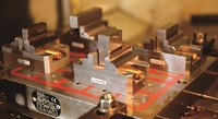 AONE Table rotative autocentrante en acier inoxydable pour étau de banc, CNC 5ème axe, nouveau dispositif de maintien de pièce