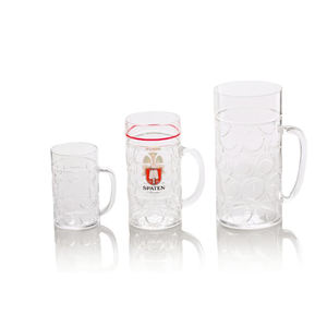 Logo personalizzato bar di plastica tedesca pinta birra artigianale tazza di vetro, grano Teku bicchieri di birra - Product Image 1