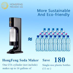 Máquina para Hacer <span class=keywords><strong>Agua</strong></span> Carbonatada Portátil, de Plástico Ecológico Libre de BPA, para Uso en Interiores y Exteriores - Product Image 6