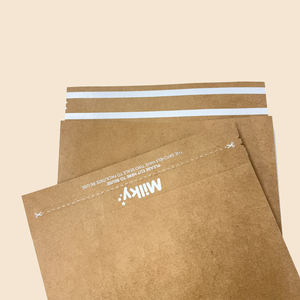 Enveloppes postales en papier kraft biodégradable écologiques, enveloppes en carton <span class=keywords><strong>pour</strong></span> <span class=keywords><strong>envoi</strong></span> postal, sacs adhésifs à soufflet latéral <span class=keywords><strong>pour</strong></span> l'<span class=keywords><strong>envoi</strong></span> de vêtements - Product Image 5