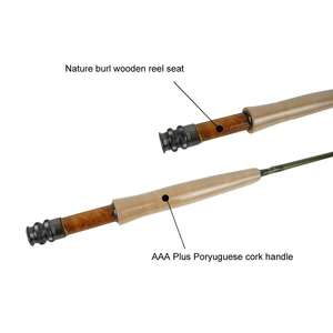 <span class=keywords><strong>Canne</strong></span> à <span class=keywords><strong>mouche</strong></span> courte personnalisée à action rapide en carbone pour les petits cours d'eau et les voyages - Product Image 3