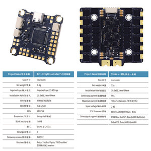 Controlador de Vuelo Surpass Hobby F4551 S90A <span class=keywords><strong>4</strong></span> en 1 ESC, Controlador de Velocidad Electrónico para Componentes de Drones FPV - Product Image 6