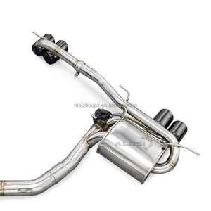 Pour BMW 130i <span class=keywords><strong>E87</strong></span> N54 3.0 2004-2011 Système d'échappement de course automobile avec soupape de silencieux, tuyau de course et contrôleur à quatre pointes acérées - Product Image 4