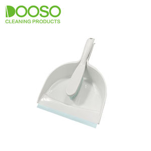 Escoba de empuje con mango largo, cerdas de escoba de goma y silicona con escurridor para pelo de mascotas, alfombra, azulejo de madera dura, limpieza - Product Image 4