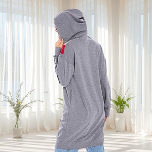 9.9 Casual Women Winter Clothing Comfortable Hooded <b>Long</b> <b>Sweatshirt</b> With Pockets High Quality Cotton Women Winter Clothing 6194# - Product Image 5