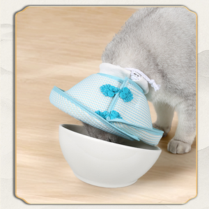 कारखाने बिल्ली एलिज़ाबेस्थान चीनी शैली समायोज्य कॉलर पालतू वसूली विरोधी चिकित्सा नरम कुत्ते शंकु कॉलर - Product Image 3