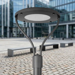 โคมไฟสนาม LED กำลังไฟ 30W และ 60W ขายดี คุณภาพสูง สำหรับภายนอกอาคาร ตัวโคมอลูมิเนียม มาตรฐาน IP65 IP66 ใช้ไฟ 220V AC - Product Image 3