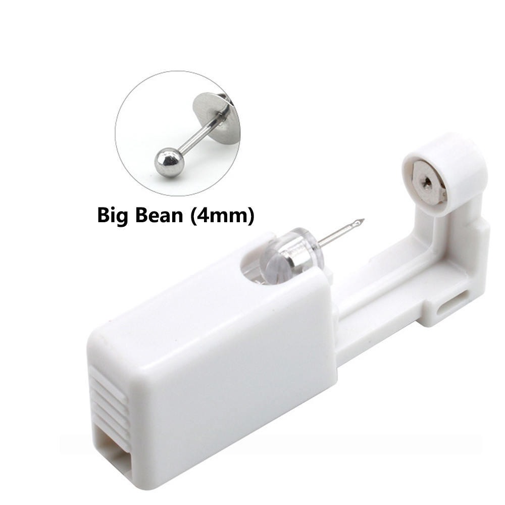 Fagiolo grande argento 4mm