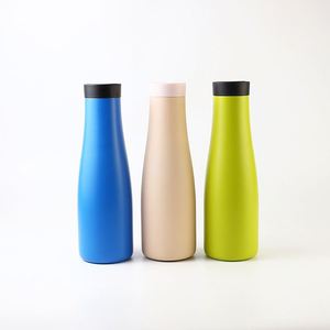 Minimalist Matte Insulated Stainless Steel Water <b>Bottle</b>, Double Wall Vacuum <b>Thermos</b> Flask, Leak Proof Travel <b>Bottle</b> - Product Image 1