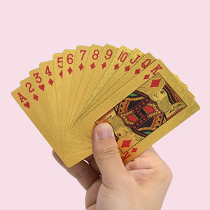 Naipes de papel de diseño personalizado con logotipo/patrón bordado para entretenimiento familiar en el mercado <span class=keywords><strong>asiático</strong></span> - Product Image 5