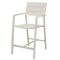Mobilier d'extérieur en aluminium Ensemble table et chaises de jardin modernes avec dessus de table en verre trempé et chaises respirantes pour le patio