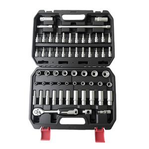 Juego de 60 Herramientas de Reparación Automotriz de Acero al Cromo Vanadio para Desmontaje y Montaje de Amortiguadores - Product Image 1