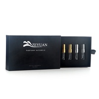 Boîte d'échantillon en carton avec logo personnalisé ensemble découverte de parfum emballage de 2ml mini flacons de bouteilles en verre vides boîtes d'échantillon de carte de parfum