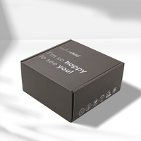 Échantillon gratuit, boîte d'expédition en carton ondulé personnalisée avec logo, couleur rose, pour cosmétiques, boîte à courrier, boîte en papier