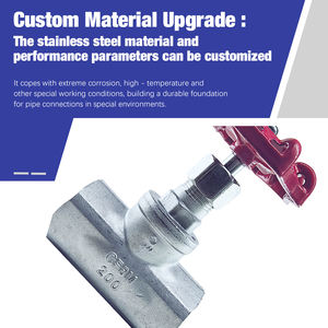 El çarkı vanalar ürün ile manuel güç dişli su akış düzenleme 304/316 dövme paslanmaz çelik diskli valf - Product Image 4