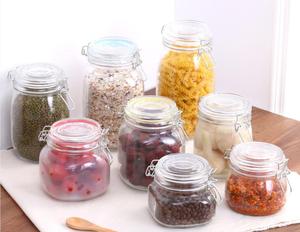 500ml/750ml/1000ml Rỗng <span class=keywords><strong>Mason</strong></span> lọ thủy tinh/thực phẩm <span class=keywords><strong>Mason</strong></span> <span class=keywords><strong>Jar</strong></span> không có không khí niêm phong thủy tinh container với kính nắp cho thực phẩm lưu trữ - Product Image 2