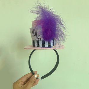 <span class=keywords><strong>Mad</strong></span> Hatter Alice Mini Top Hat Bandeau Carnaval Party Cosplay Accessoires - Product Image 3