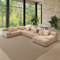 Juego de sofá seccional Chesterfield americano personalizado diseño de tela reclinable para sala de estar interior Hospital extensible para