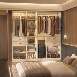 ארון בגדים צר ומודרני לחדר שינה בקרוואן, ארון אחסון קומפקטי לקרוואן נסיעות עם קיבולת גדולה - Product Image 3