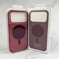 NOUVEAU Étui de téléphone magnétique transparent 1:1 en PC pour iPhone 17/18 Pro Max 17/18 Pro, anti-jaunissement avec bouton IC AI