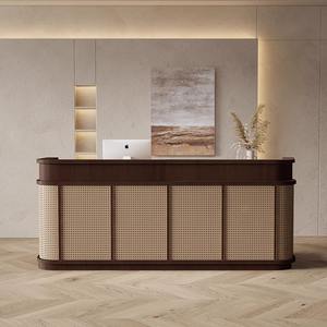 דלפק בר עבור homestays שולחן קבלה עבור מטבח יפני וקוריאני מרכז בריאות סאונה סאונה - Product Image 5