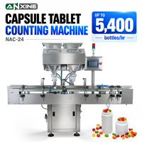 Machine de comptage de capsules photoélectriques de haute précision NAC-24 avec écran tactile HMI et technologie anti-blocage par vibration des cylindres