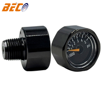 Manomètre BECO 1 pouce, mini micro-manomètre 1/8NPT pour paintball, PCP, alpinisme, plongée, manomètres 5000 psi