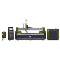 Machine de découpe à jet d'eau 5 axes YUANLI pour verre avec système de contrôle CNC, table de travail 3000x2000x150mm, multifonctionnelle