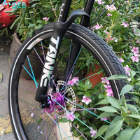 Juego de Ruedas para Bicicleta de Montaña SeeMore, 26/27.5/29 Pulgadas, Freno de Disco, Eje Pasante, QR, 5 Rodamientos, Piezas para Bicicleta