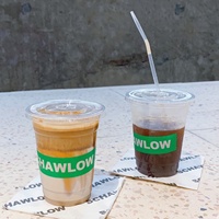 Gobelets en plastique transparent avec couvercles et pailles, parfaits pour les smoothies, le café, les jus – Gobelets jetables pour fêtes et plats à emporter
