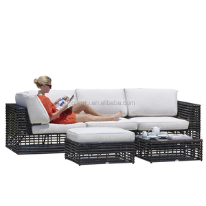 Phổ Biến Phong Cách Hiện Đại Ngoài Trời Mây Nội Thất Khách Sạn Wicker Sofa <span class=keywords><strong>Set</strong></span> - Product Image 2